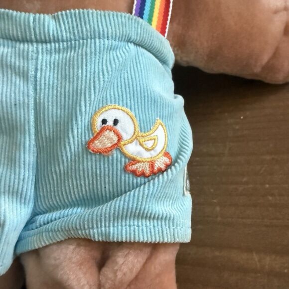 Vintage 1983 Cabbage Patch Kids Koosas Kitty Cat Lion Doll Brown Hair rainbow - Picture 6 of 7